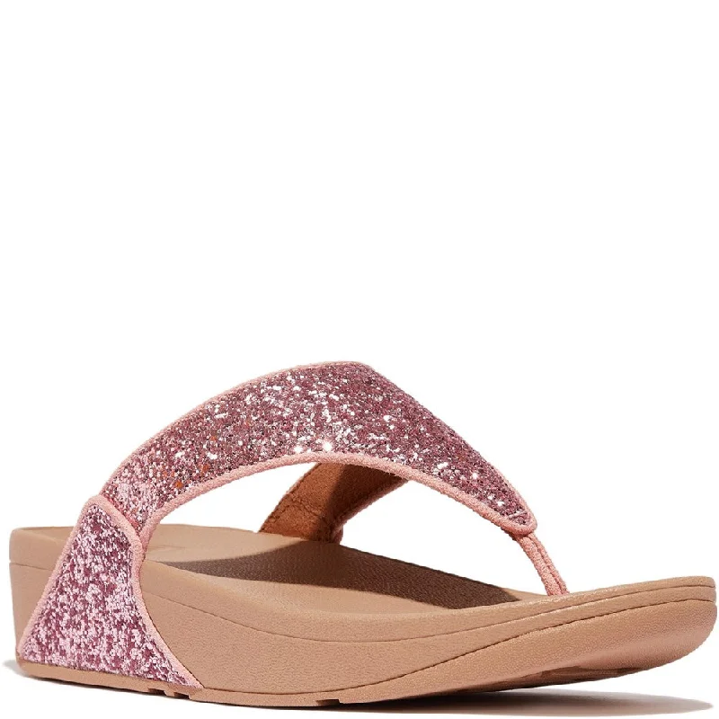 Fitflop Lulu Glitter Toe-Post Sandals