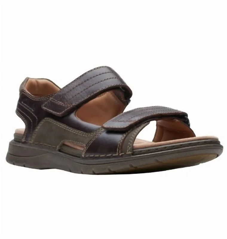 Men's Nature Trek Sandals In Mahogany