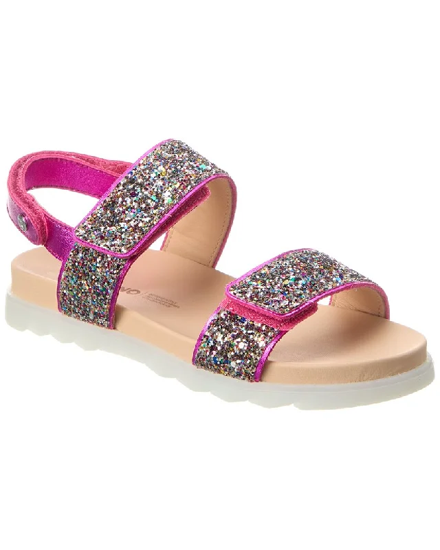 Naturino Jemes Glitter & Leather Sandal