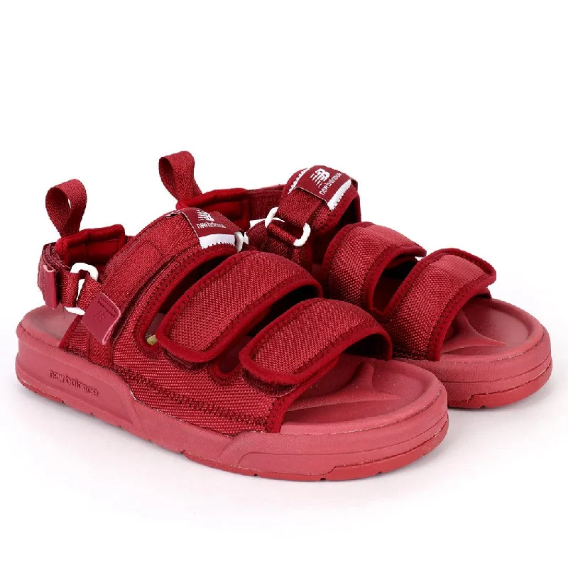 NB Three Straps All Wine Sandals