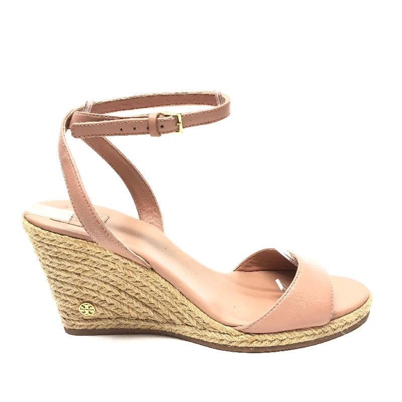 Sandals Designer By Tory Burch In Tan, Size: 8