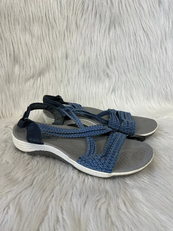 Sandals Sport By Skechers In Blue & Grey, Size: 10