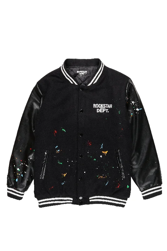 Boomer Black Varsity Jacket