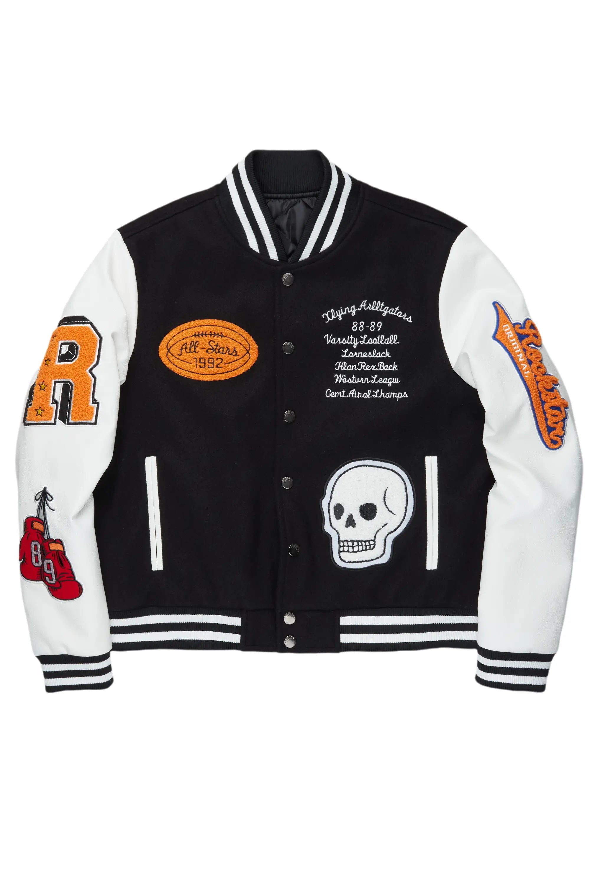 Eisen Black Varsity Jacket