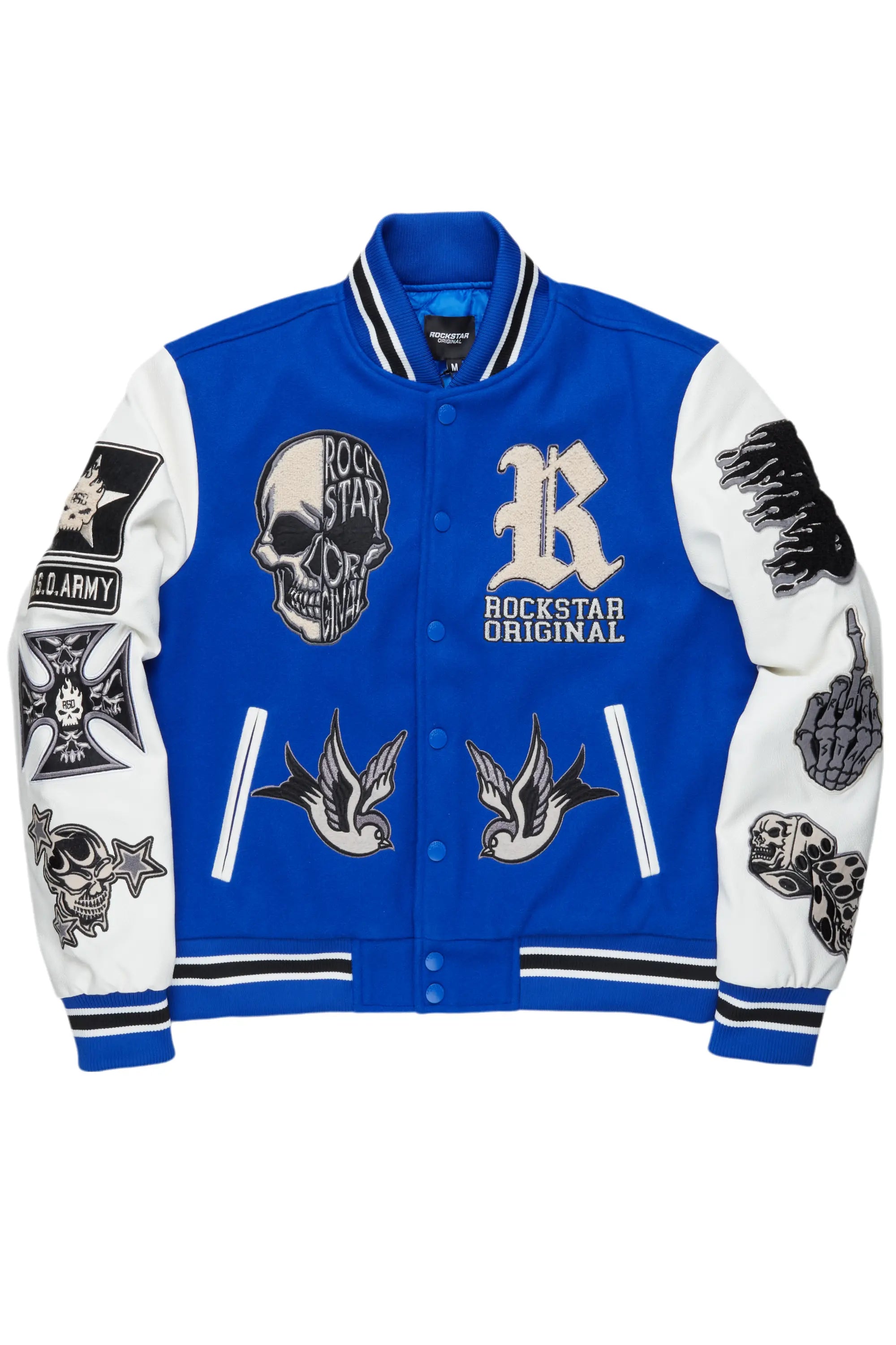 Vidar Royal Blue Varsity Jacket