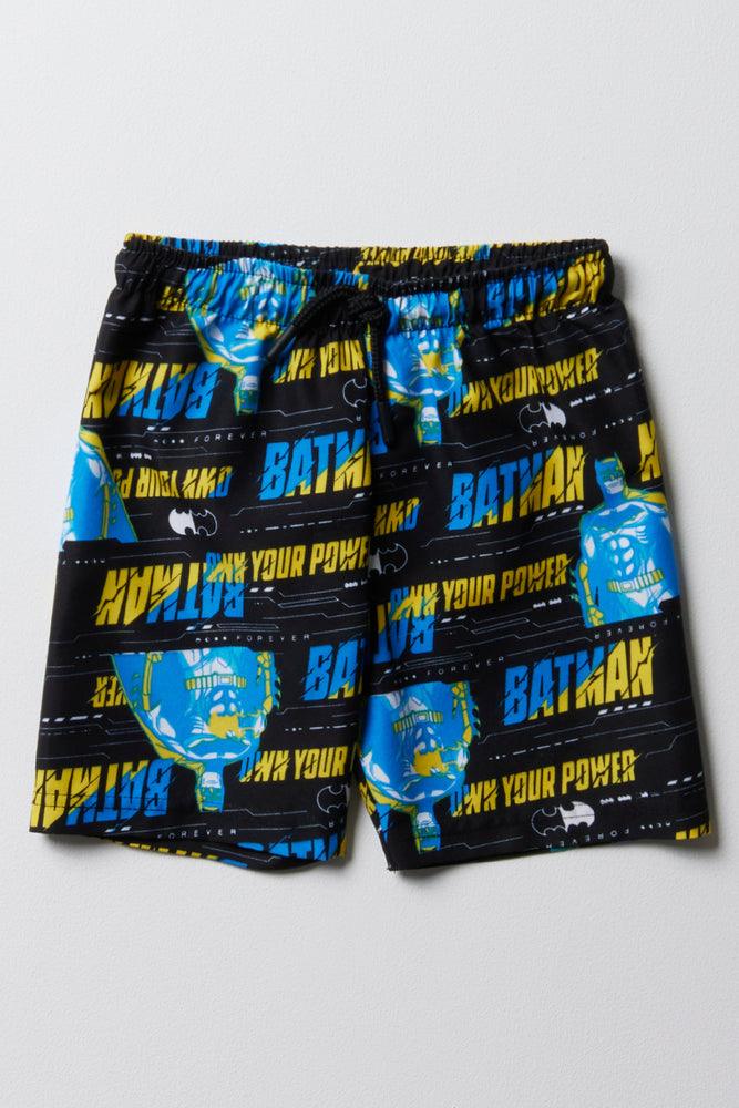 Batman Swim Shorts Black