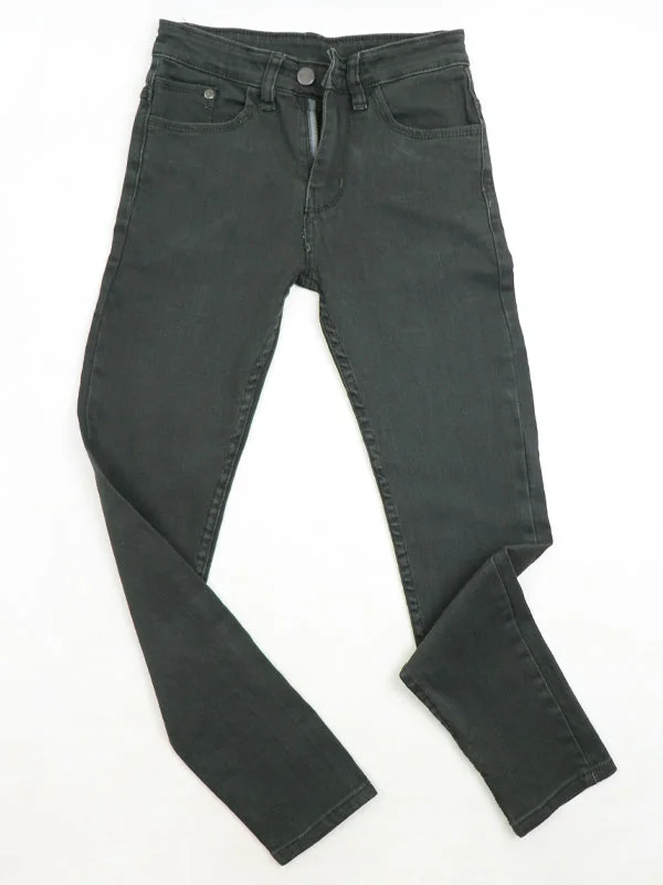 Boys Satan Denim Jeans 5Yrs - 16Yrs Green Shade