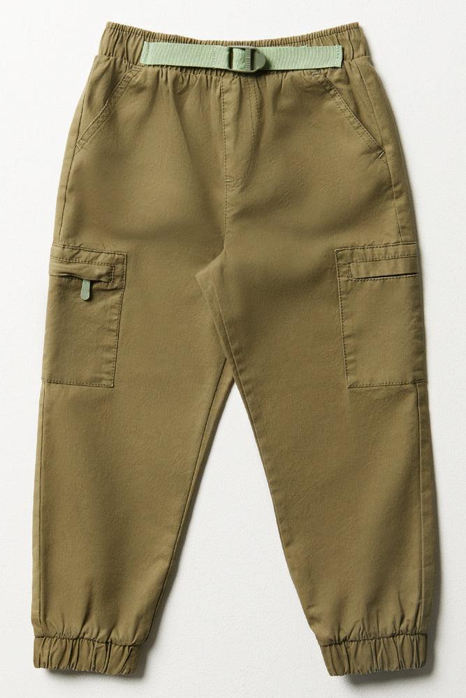 Cargo Jogger Pants Green