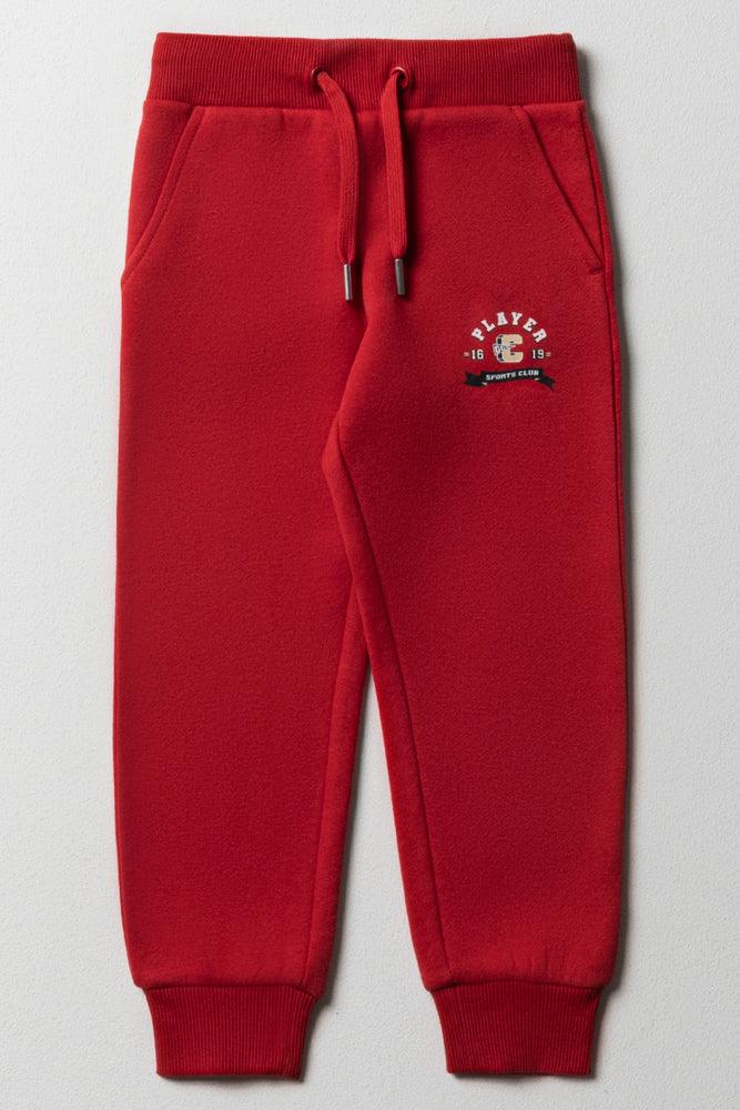 Jogger Trackpants Red