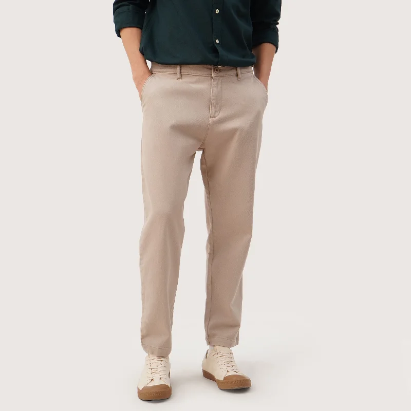 Regular Fit Trousers In Twill