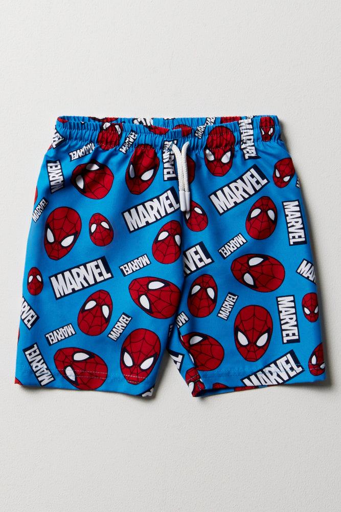 Spider-Man Swim Shorts Blue