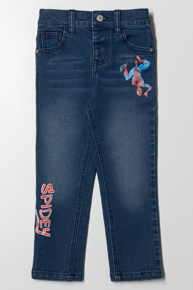 Superman Skinny Denim Jeans Blue